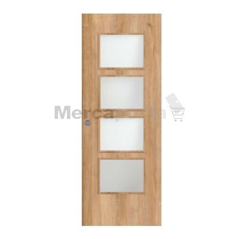 CORRED VIDRIERA FAB. CANAL + HERRAJES LISA VETA VERTICAL ROBLE NATURE LAMINADA