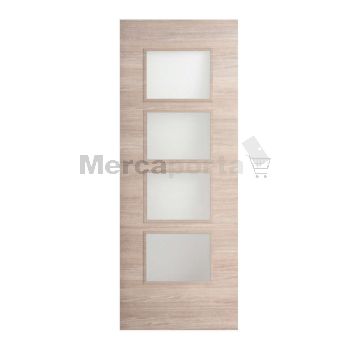 CORRED VIDRIERA FAB. CANAL LISA CHAPA TRAVES ROBLE GRIS LAMINADA