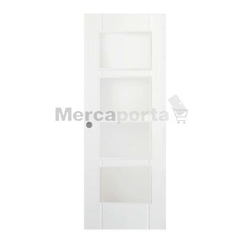 BLOCK CORRED V STOCK CANAL + HERRAJES 2 RANURAS (120) BLANCA LACADA