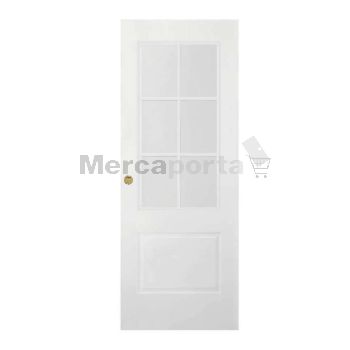 BLOCK CORRED V STOCK CANAL + HERRAJES PLAFONADA RECTA (671) BLANCA LACADA