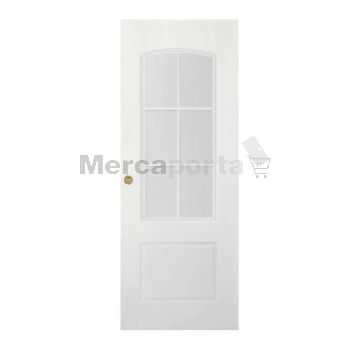 BLOCK CORRED V STOCK CANAL + HERRAJES PLAFONADA CURVA (691) BLANCA LACADA