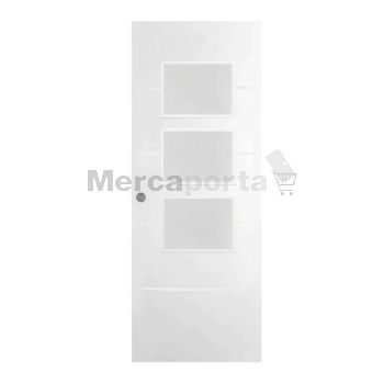 BLOCK CORRED V FABRICADA CANAL + HERRAJES 4 RANURAS PANTOG. (724) BLANCA LACADA