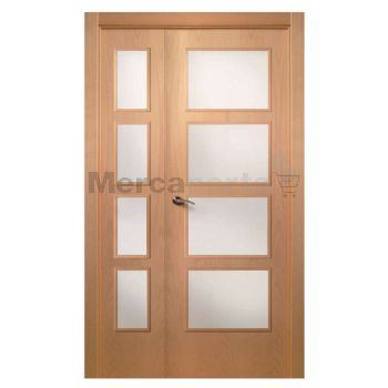 BLOCK PTA. V STOCK DOBLE LISA VETA VERTICAL HAYA VAP. BZ MADERA