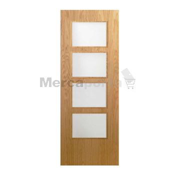 CORRED V STOCK CANAL LISA VETA VERTICAL ROBLE BZ MADERA