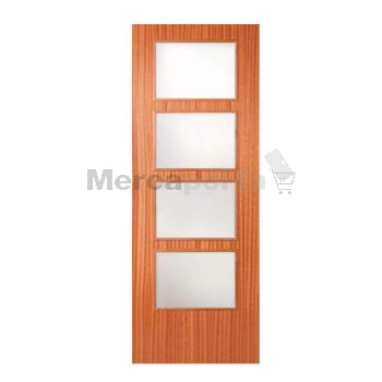 CORRED VIDRIERA FAB. CANAL LISA VETA VERTICAL SAPELLY BZ MADERA