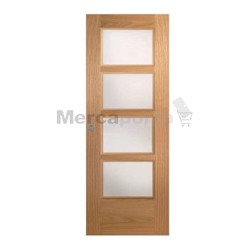 CORRED VIDRIERA FAB. CANAL + HERRAJES MONTANTE AL HILO ROBLE BZ MADERA