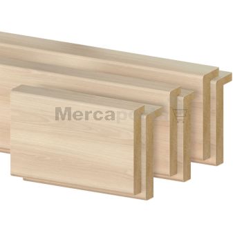 KIT TAPETA MDF EXT. NOGAL ARENA LAMINADA