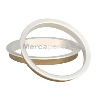 JUNQUILLO OJO DE BUEY DM 030x030 BLANCO LACADO