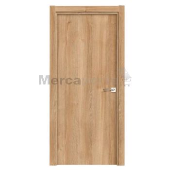 PUERTA LISA VETA VERTICAL ROBLE NATURE