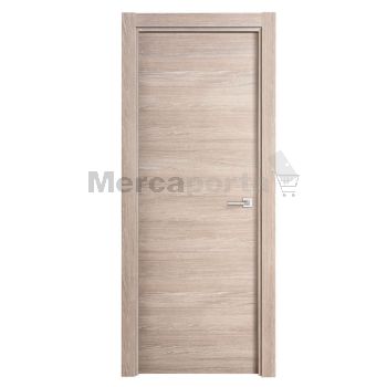 PUERTA LISA CHAPA TRAVES ROBLE GRIS