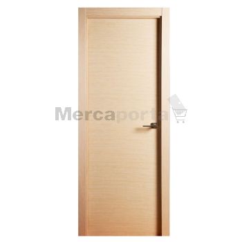 PUERTA LISA CHAPA TRAVES ROBLE DECAPE