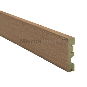 ZOCALO FINSA HIDRO. 2400x80x15 C196 ROBLE VIENA DORADO LAMINADO