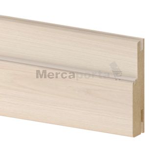 BAT. MDF EXT. C/GOMA G40 2200x110x25 NOGAL ARENA LAMINADO