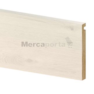 TAPETA MDF PLANA C/REGATA 2200x080x09 ROBLE NORDICO LAMINADA