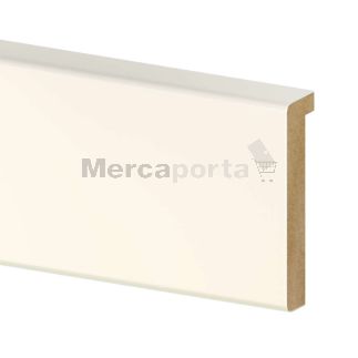 TAPETA MDF PALA 10 CORTA EXT. 2200x080x12 BLANCA LACADA