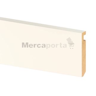 ZOCALO MDF 2200x070x15 BLANCO LACADO